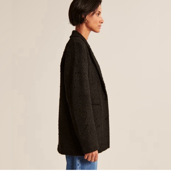 NEW A&F Heavyweight Tweed Blazer - Picture 4 of 13